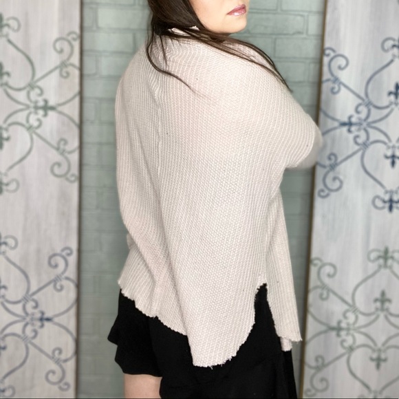 ‘Double Zero’ Blanket Cardigan Neutral Beige Size Medium - Picture 3 of 7